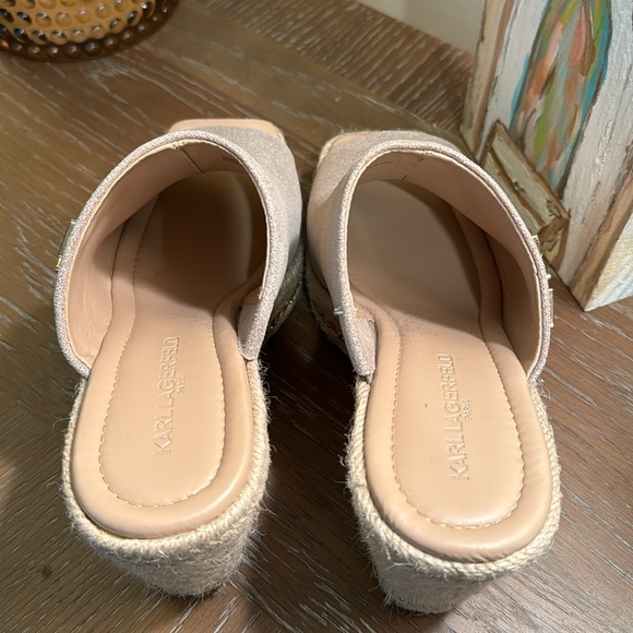 Karl Lagerfield Wedge Sandals - Picture 3 of 8